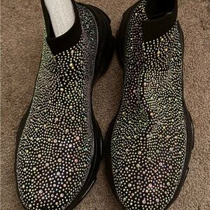 Liliana Genova Rhinestone Sneakers